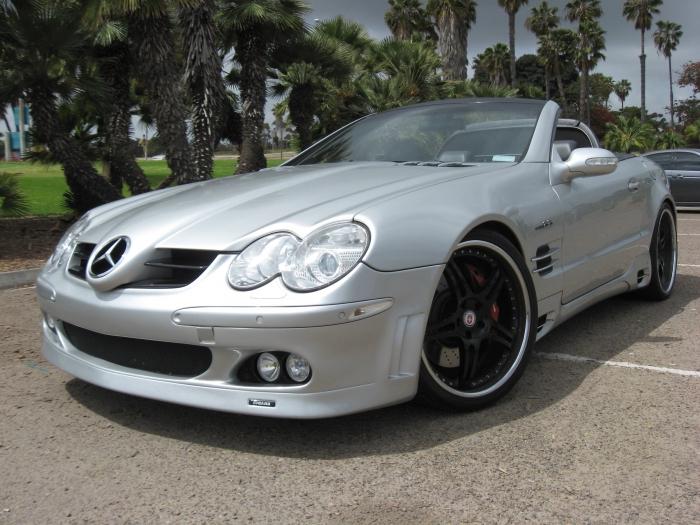 Mercedes Benz SL 55 AMG - mümkün olan güvenilir kenarlar