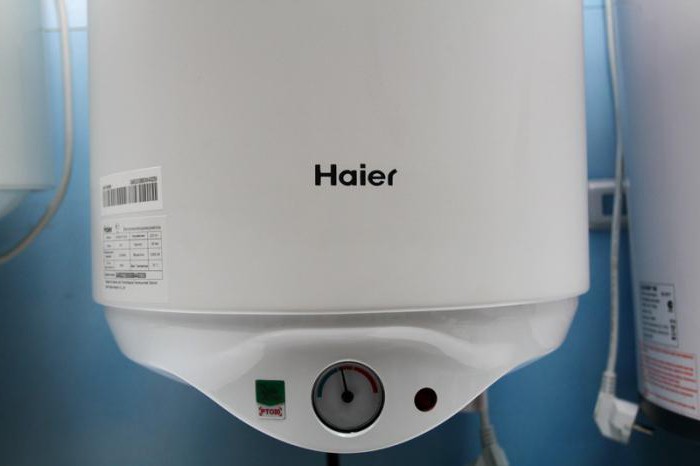 Depolama su ısıtıcıları Haier: yorumlar