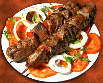 Şiş kebabı için lezzetli bir tarif