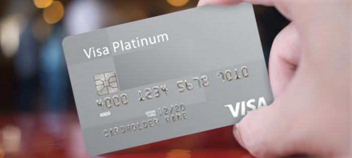 Plastik kart Visa Platinum: ayrıcalıklar, indirimler, ek hizmetler
