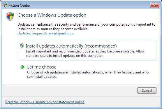 Windows 7 güncellemeleri nasıl etkinleştirilir