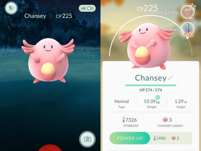 Pokemon Chancy: tanımı, özellikleri ve savaş özellikleri