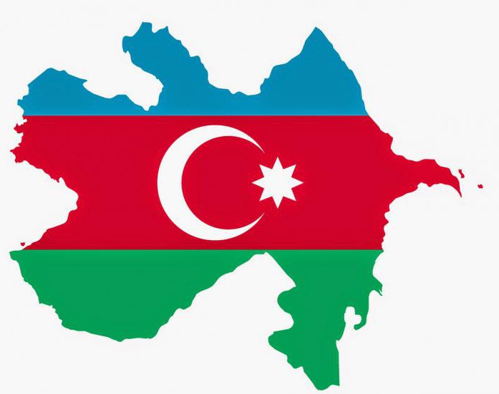 Azerbaycan: ülke bayrağı ve arması