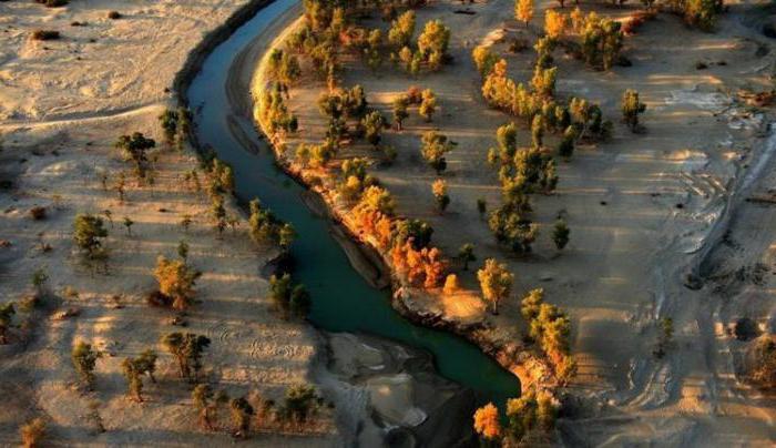 Tarim Nehri nasıl ve nerede akar? Çin'in su akışının tanımı, özellikleri ve fotoğrafı