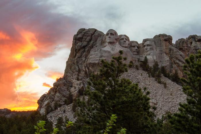 Rushmore Dağı'nın yüzleri 