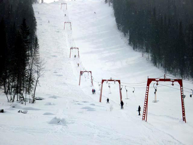 "Dağ Salanga" - Rusya'da bir kayak merkezi