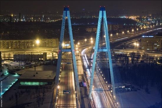 Kantemirovsky Köprüsü - St. Petersburg'un manzarası