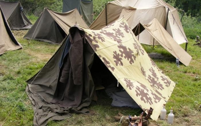 Pelerin-çadır - askerin arkadaşı ve diğer çadırlar