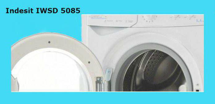 Çamaşır makinesi Indesit IWSD 5085 gözden geçirilmesi